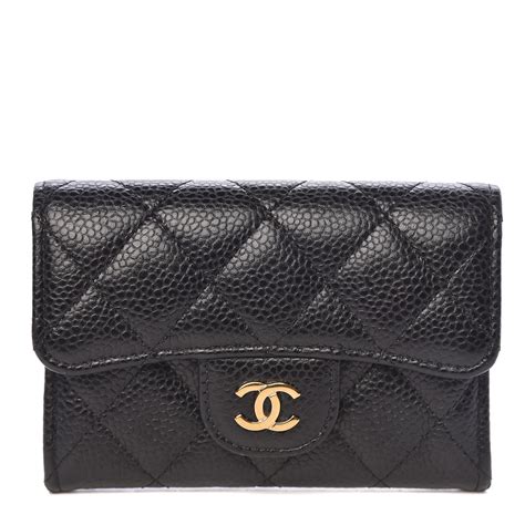 chanel classic cardholder caviar|Classic card holder .